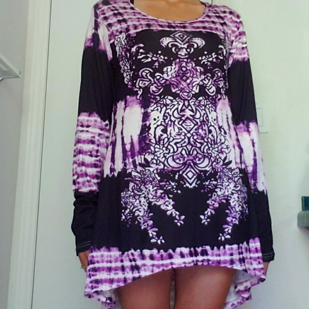 Purple dress shirt